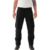 Rokker Black Jack Cargo, Textilhose unisex - Schwarz - W28/L34