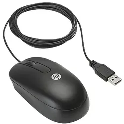 HP  Maus - Laser/optisch - 3 Tasten - kabelgebunden