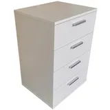Hti-Living Nachtschrank Nina 45 x 38 x 70 cm Weiß