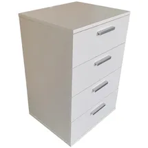 Hti-Living Nachtschrank Nina 45 x 38 x 70 cm Weiß