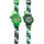 Minecraft Walkie Talkie Uhr 0 mm Gehäuse Grün Silikonarmband Grün