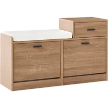 Beliani Dubbo 92 x 57 x 30 cm Braun/Weiß