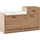 Beliani Dubbo 92 x 57 x 30 cm Braun/Weiß