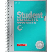 Brunnen Collegeblock Student Premium Kleinformat punktraster DIN A5 ohne Rand, 1 Block