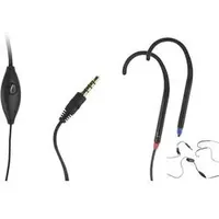 Geemarc CLHOOK8-V2 Telefon Ear Free Headset kabelgebunden Schwarz Lautstärkeregelung