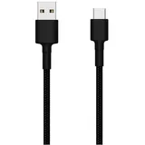 Xiaomi Mi Braided Black Kabel, Ladekabel USB 3.0 Typ C Stecker, 5V/2.1A, 100cm,