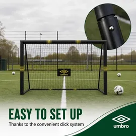 Umbro Fußballtor Schwarz 300 x 200 x 120 cm