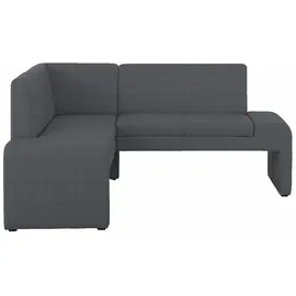 Home Affaire Bologna 180 x 84 x 140 cm Struktur grob langer Schenkel rechts dunkelgrau