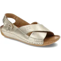 Goldene Sandalen Maciejka Elegante Damenschuhe, 41