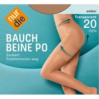 nur die Damen figurformende Feinstrumpfhose Bauch-Beine-Po amber Gr. 38/40, 20 DEN