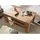 MASSIVMOEBEL24.DE KENT Beige Wildeiche 110 x 70 x 45 cm