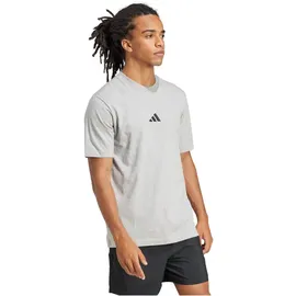 adidas Essentials Small Logo Single Jersey grau 3XL