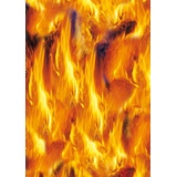 MarpaJansen Transparentpapier - Design-Transparentpapier - (DIN A4, 10 Bogen, 115 g/m2) - Feuer