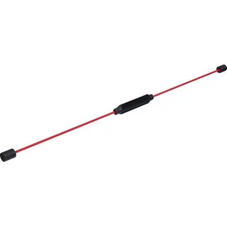 Gorilla Sports GORILLA SPORTS® Schwingstab 160 cm, Hochbelastbarer, Flexibel, Fiberglas, Rot - Fitness Swingstick, Fitnessstange für Tiefenmuskulatur, schwarz|rot No Size