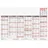 Glocken Tafelkalender A4 2027 weiß
