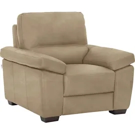 Calia Italia Sessel Gaia Mikrofaser 100 x 92 x 94 cm Beige