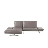 KOINOR Ecksofa Echtleder Francis , braun , Maße (cm): B: 284 H: 93 T: 159.0