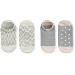 Tchibo - 2 Paar Hausschuhsocken - Damen - Gr. 35-38 - weiß