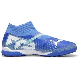 Puma Unisex Adults Future 7 Match+ LL TT Soccer Shoe, BLUEMAZING-PUMA White-Electric Peppermint, 46 EU