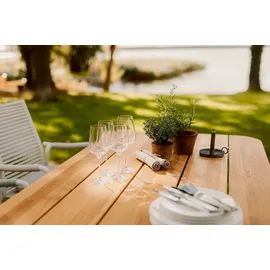 Niehoff Muro Gartentisch 160 x 95 x 76 cm Ivory/Natur
