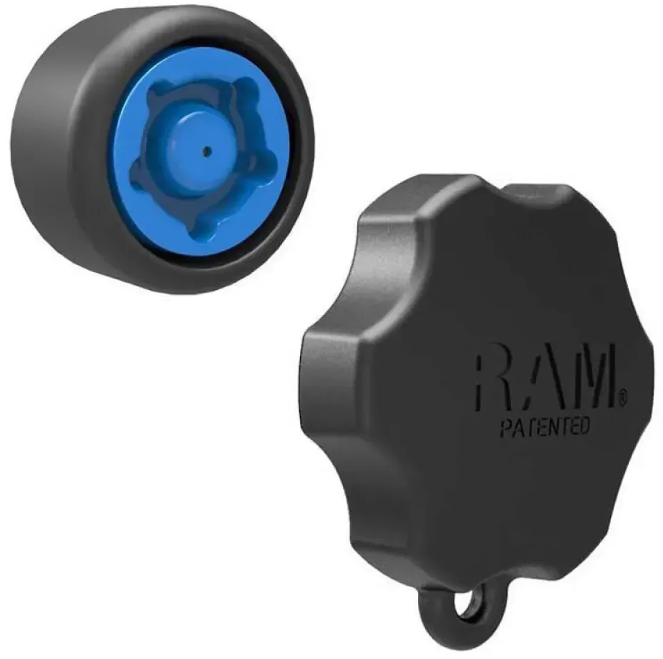 Touratech Ram Security Knob Telefonhalterung - Black - One Size