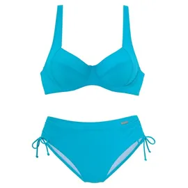 LASCANA Bügel-Bikini Damen Blau/Türkis 42 Cup B
