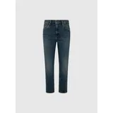 Pepe Jeans High-waist-Jeans PEPE JEANS »TAPERED HW«, Gr. 28, Länge 32, mocca blue , 16661822-28 Länge 32