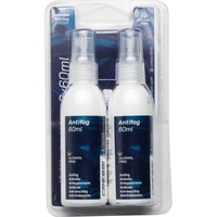 Cressi Anti Fog 2Pack Antibeschlagmittel, Transparent, 2x60 ml Spray