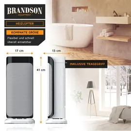 Brandson Heizlüfter 2000 W Schwarz
