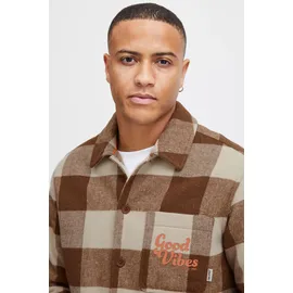 Blend Jacke / Orange,Braun,Weiß / XXL