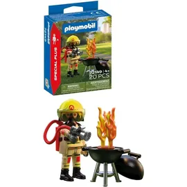 Playmobil Special Plus Feuerwehrmann mit Brandherd 72149