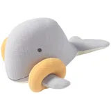 nordic coast company Kuscheltier, Grau, Textil, 33x33 cm, Spielzeug, Kuscheltiere