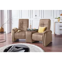 2-Sitzer EXXPO - SOFA FASHION "Tivoli, Kinosofa mit Relaxfunktion, mit Ablagetisch und Stauraum", beige (sahara), B:207cm H:109cm T:152cm, Sofas, bequem und komfortabel
