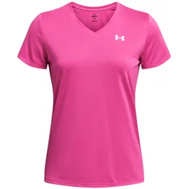 Under Armour Tech T-Shirt Damen 652 rebel pink/white XL