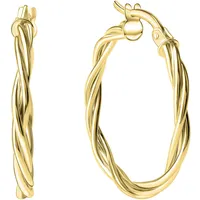 Firetti Paar Creolen »Schmuck Geschenk Gold 375 Ohrschmuck Creole«,