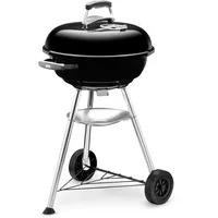 Weber Compact Kettle Holzkohlegrill, 47 cm, Schwarz (1221004)