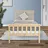 ML-Design Holzbett 90 x 200 cm Natur Braun