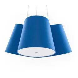 FRAUMAIER Cluster Pendelleuchte, blau