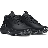 Under Armour GS Lockdown 7 black metallic silver 004 4.5