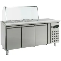CombiSteel Gastro Kühltisch Kühltheke Kühlung 3x 1/1GN, 3 Türen, 1795x700x1365mm NEU