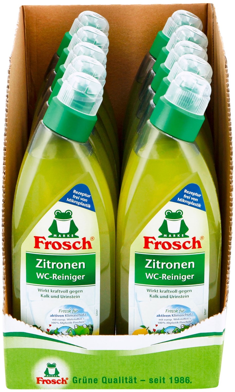 Frosch WC-Reiniger Zitrone 750 ml, 10er Pack