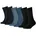 Kinder Socken 6er Pack TH Basic einfarbig Blau/Schwarz 23-26