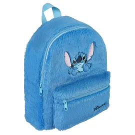 Undercover Rucksack Lilo & Stitch Rucksack aus Plüsch mit Vortasche