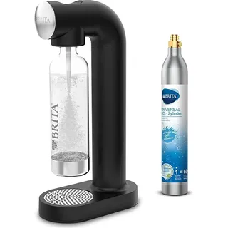Brita SodaONE black + PET-Flasche + Zylinder