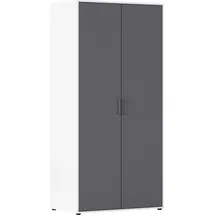 Rauch Wäscheschrank VOYAGER 93 x 194 x 53 cm Alpinweiß/Grauenmetallic