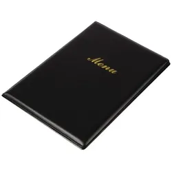 Olympia Speisekarte PVC schwarz A5