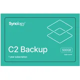 Synology C2 Backup Lizenz 500GB 1 Jahr Cloud Backup für Windows Geräte