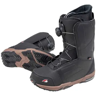 F2 Herren Snowboard Softboots Eliminator Dual TGF 285 Schwarz 2024/25