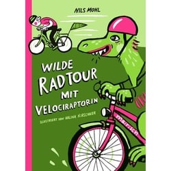 Wilde Radtour mit Velociraptorin