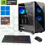 Hyrican Striker 7310, Ryzen 7 5700X, 32GB RAM, 2TB SSD, GeForce RTX 4070 SUPER (PCK07310)